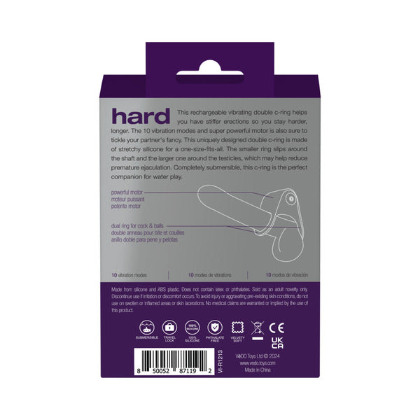Hard Rechargeable C-Ring Purple