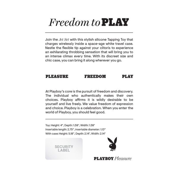 Playboy The Jet Set Tapping Wild Aster/Silver