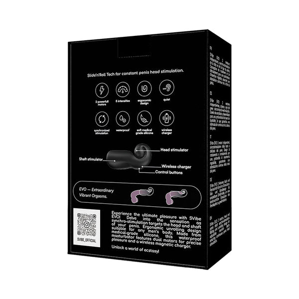 Evo Rechargeable Masturbator Black