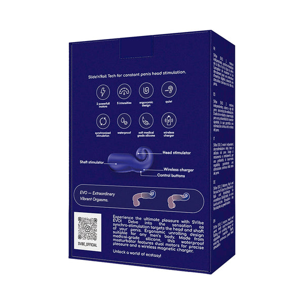 Evo Rechargeable Masturbator Navy