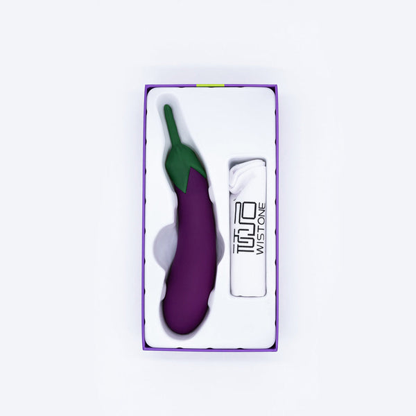 Eggplant XL Emoji Vibrator