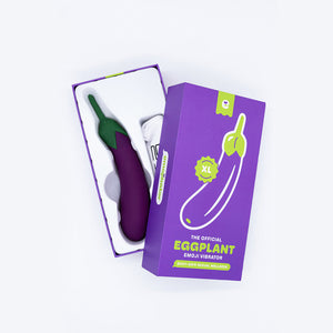 Eggplant XL Emoji Vibrator