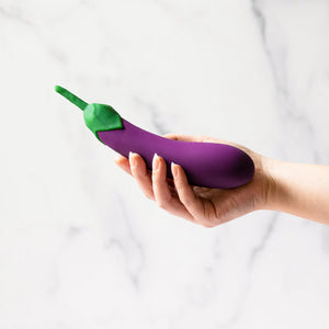 Eggplant XL Emoji Vibrator