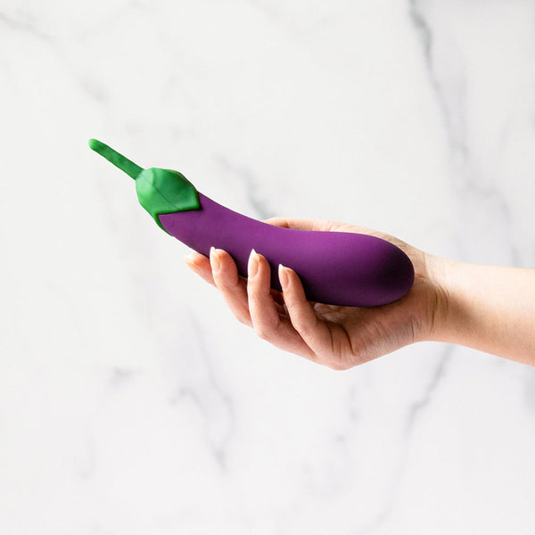 Eggplant XL Emoji Vibrator