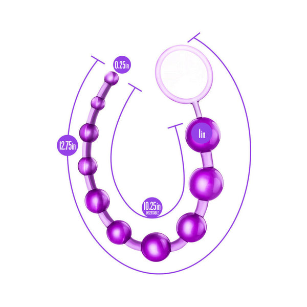 Basic Beads 12.75 in. Purple