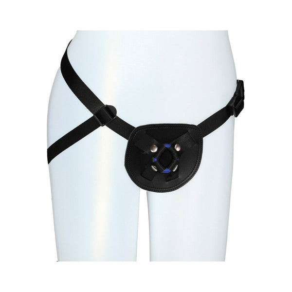 Blush SX For You Adjustable Faux Leather Beginner''s Harness Black