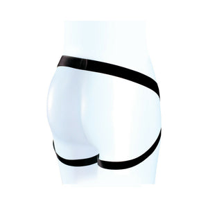 Blush SX For You Adjustable Faux Leather Beginner''s Harness Black