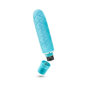 Cozi Mini Silicone Slimline Vibrator Aqua
