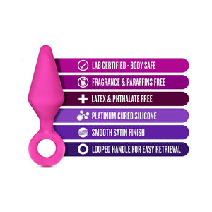Candy Rimmer Small Silicone Anal Plug Pink
