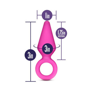 Candy Rimmer Small Silicone Anal Plug Pink