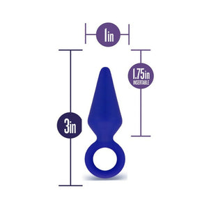 Candy Rimmer Small Silicone Anal Plug Blue