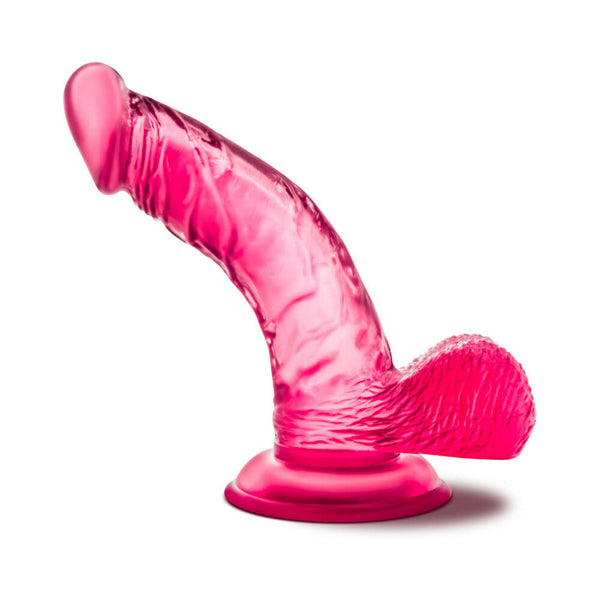 Sweet ''n Hard 8 Realistic 6.5 in. Dildo with Balls Pink