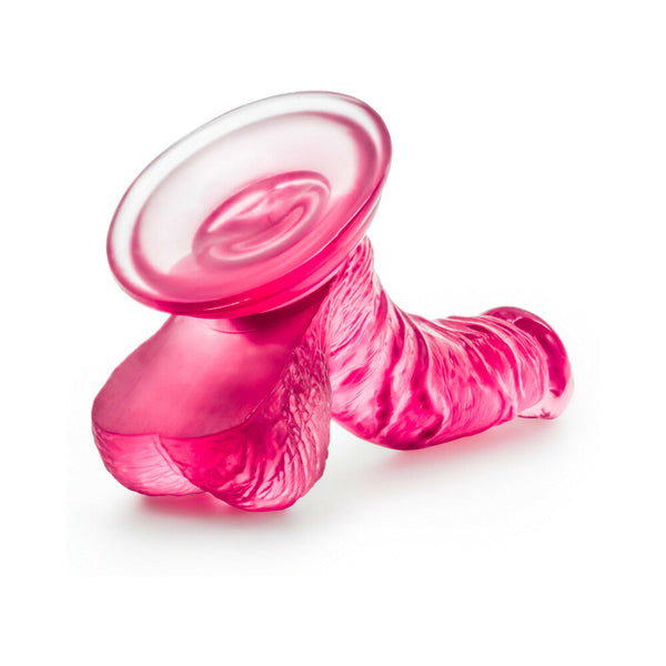 Sweet ''n Hard 8 Realistic 6.5 in. Dildo with Balls Pink