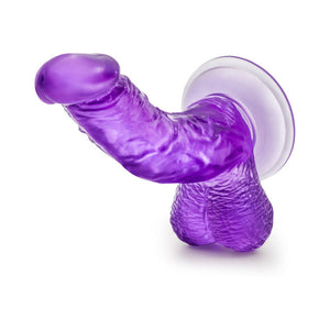Sweet ''n Hard 8 Realistic 6.5 in. Dildo with Balls Purple