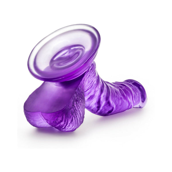 Sweet ''n Hard 8 Realistic 6.5 in. Dildo with Balls Purple