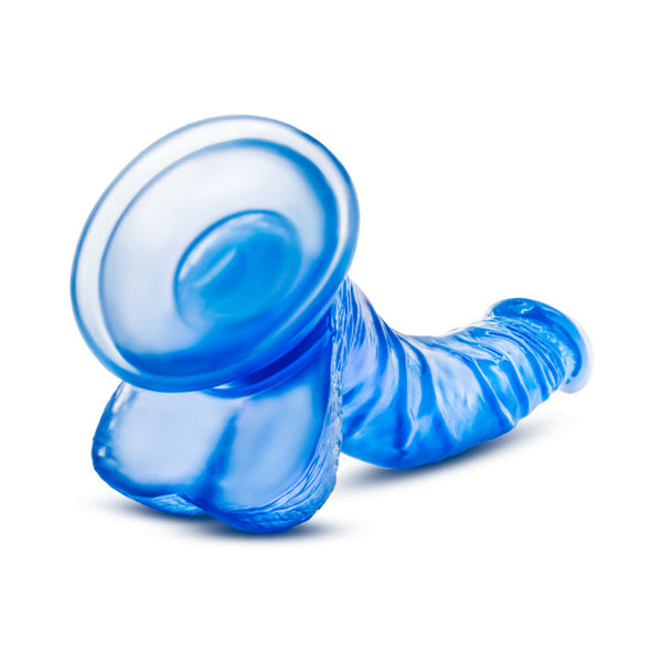 Sweet ''n Hard 7 Realistic 8.5 in. Dildo with Balls Blue