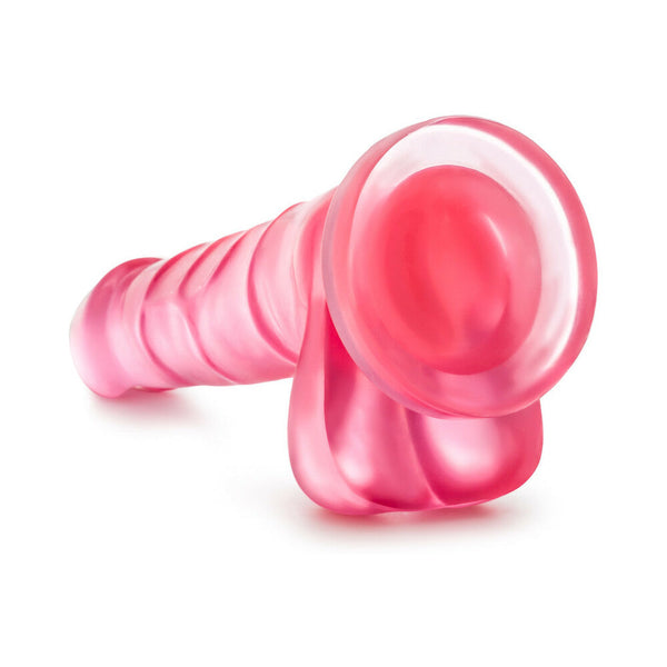 Sweet ''n Hard 4 Realistic 7 in. Dildo with Balls Pink
