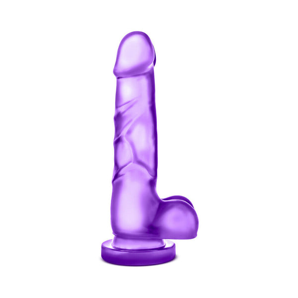 Sweet ''n Hard 4 Realistic 7 in. Dildo with Balls Purple