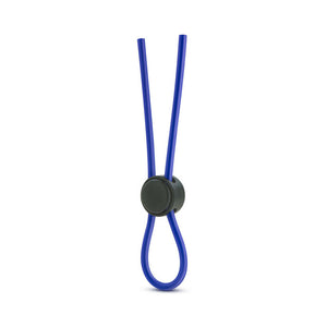 Silicone Loop Lasso/Bolo Cockring Blue