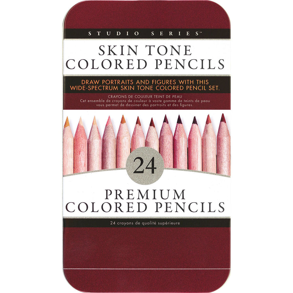 Skin Tone Colored Pencils 24-Pack