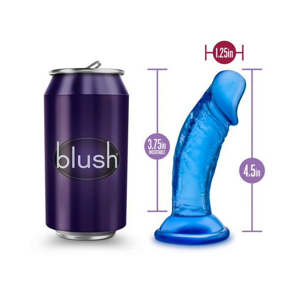 Sweet n'' Small 4 in. Dildo Blue