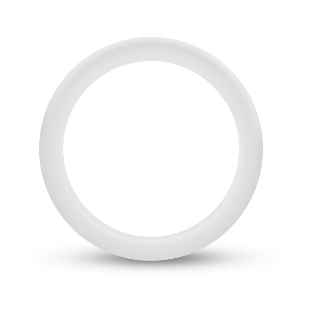 Blush Performance Silicone Glo Cock Ring White Glow