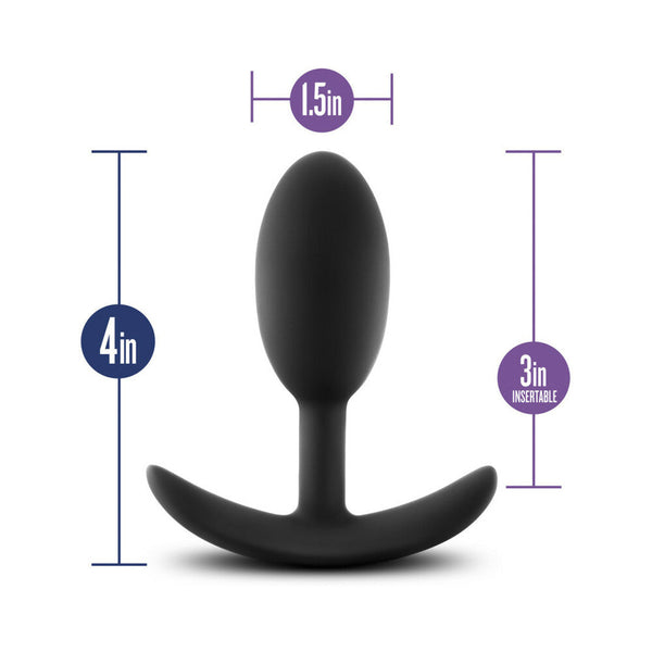 Wearable Vibra Slim Plug Medium Black