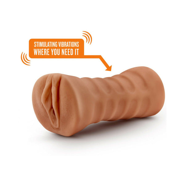 Julieta Vagina Stroker with Bullet Vibrator Tan