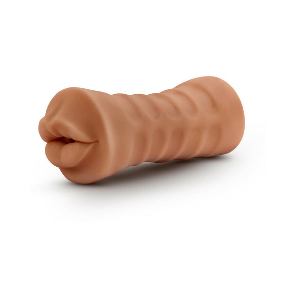 Isabella Oral Stroker with Bullet Vibrator Tan