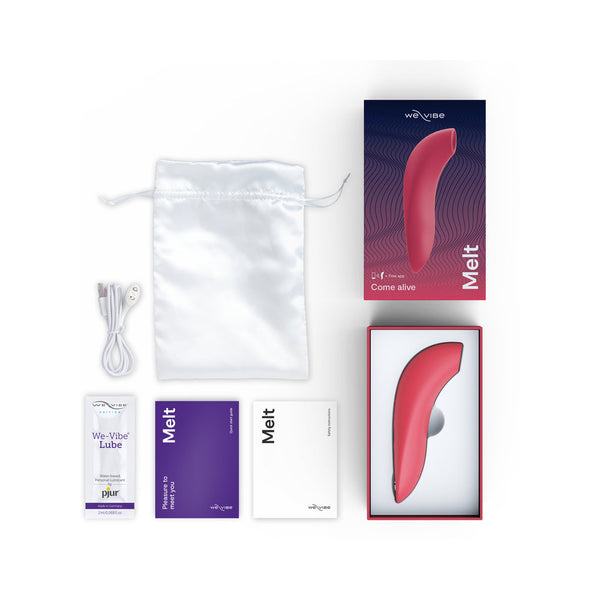 Melt Rechargeable Silicone Pleasure Air Clitoral Stimulator Pink