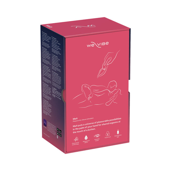 Melt Rechargeable Silicone Pleasure Air Clitoral Stimulator Pink