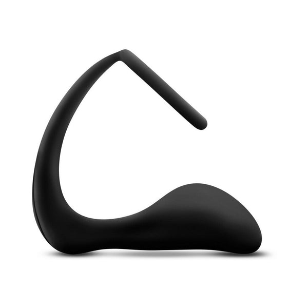 Silicone Cock Ring Plug Black