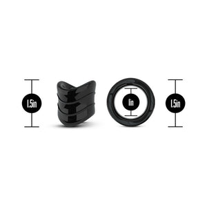 Beef Ball Stretcher Snug X Long 1 in. Black