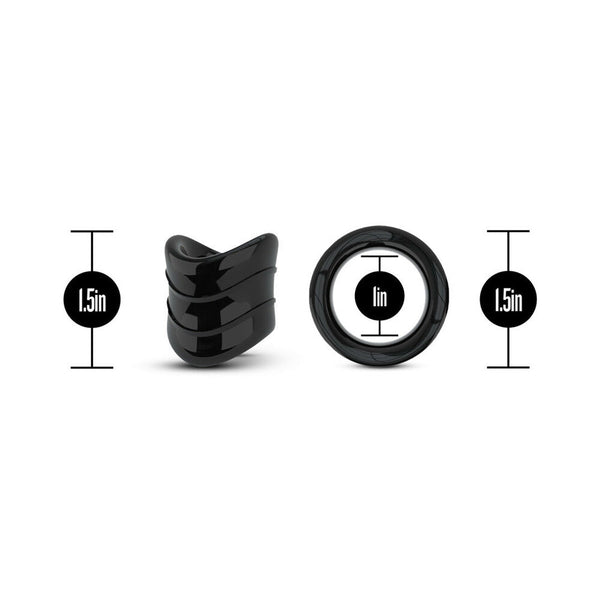 Beef Ball Stretcher Snug X Long 1 in. Black