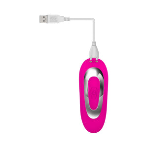 Adam & Eve Rechargeable Remote-Controlled Silicone Dual Entry Vibrator Pink