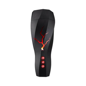 Storm Rechargeable Vibrating Suction Masturbator Black