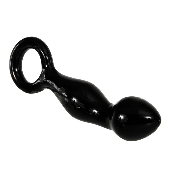 Adam & Eve Adam''s Glass Prostate Massager Black