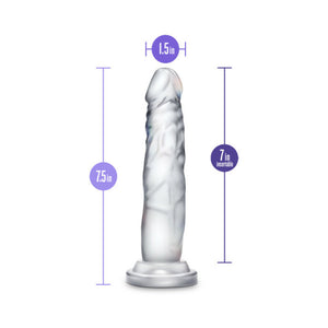 Diamond Crystal 7 in. Dildo Clear