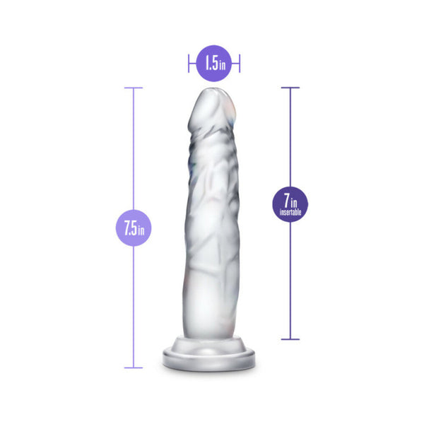 Diamond Crystal 7 in. Dildo Clear