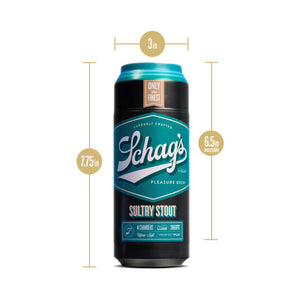 Blush Schag''s Sultry Stout Self-Lubricating Stroker Frosted