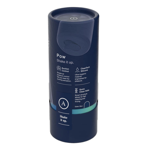 Arcwave Pow Silicone Stroker with Suction Control Blue