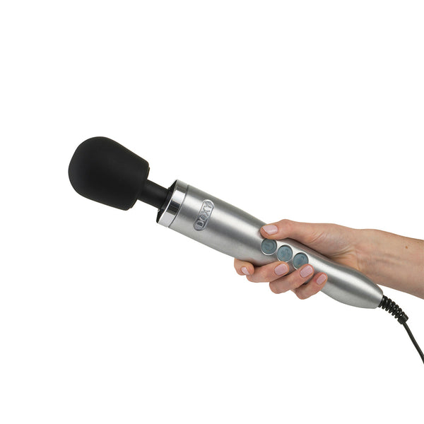 Die Cast Wand Vibrator Brushed Metal