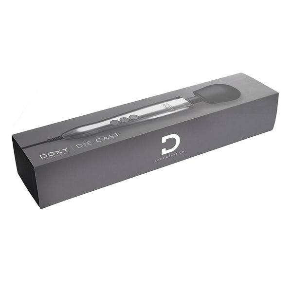 Die Cast Wand Vibrator Brushed Metal