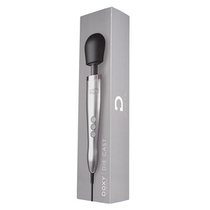 Die Cast Wand Vibrator Brushed Metal