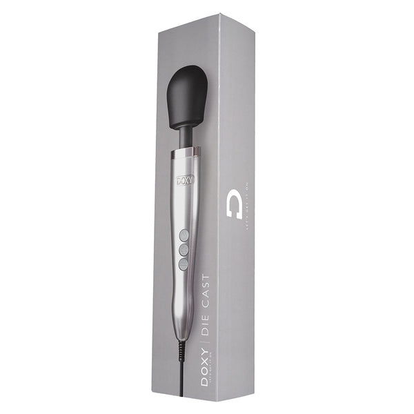 Die Cast Wand Vibrator Brushed Metal