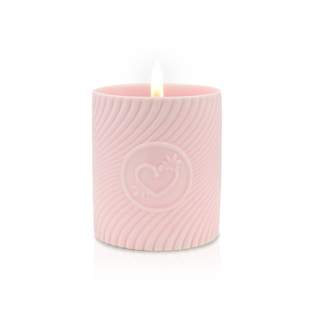 HighOnLove Pink Massage Candle Litchi Martini
