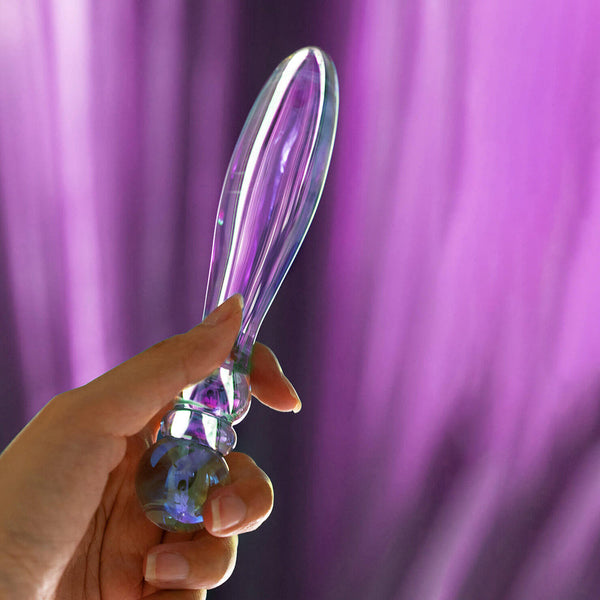 Cecii Beaded Glass Dildo