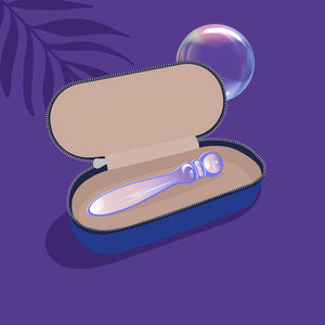 Cecii Beaded Glass Dildo