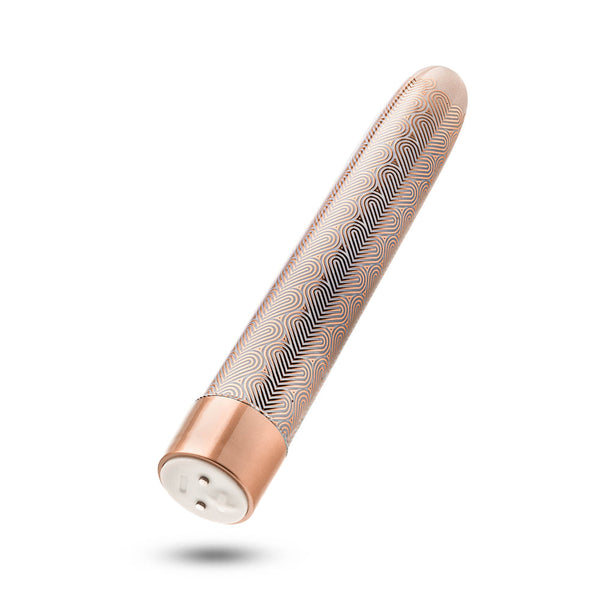 The Collection Lattice Limited Edition Rechargeable 7 in. Vibrator Rose Gold