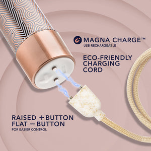 The Collection Lattice Limited Edition Rechargeable 7 in. Vibrator Rose Gold
